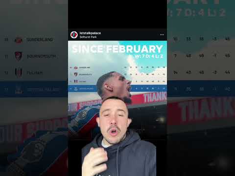 This is VERY exciting 馃憖鈥硷笍 #cpfc #football #crystalpalace #premierleague #footballvideo